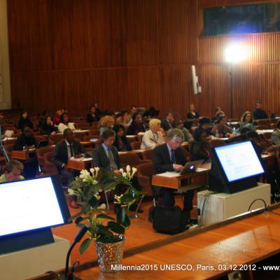 2012-12-03. Millennia2025 UNESCO Paris - 01. Opening Plenary Session