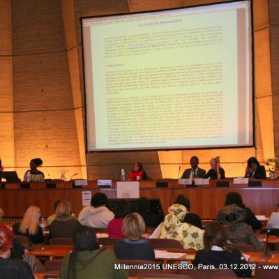 2012-12-03. Millennia2025 UNESCO Paris - 02. Second Plenary Session