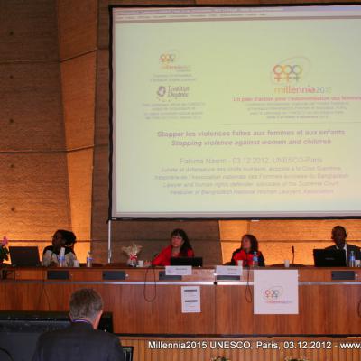 2012-12-03. Millennia2025 UNESCO Paris - 02. Second Plenary Session