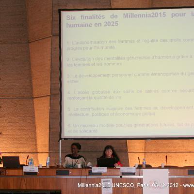 2012-12-03. Millennia2025 UNESCO Paris - 05. Strategic Forum - From strategy to action