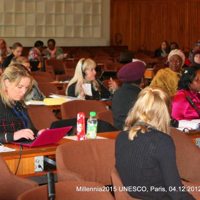 2012-12-03. Millennia2025 UNESCO Paris - 06. Third Plenary Session