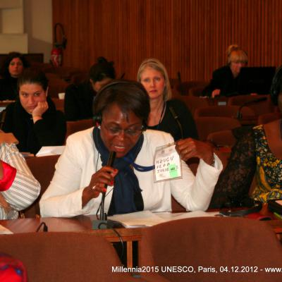 2012-12-03. Millennia2025 UNESCO Paris - 06. Third Plenary Session